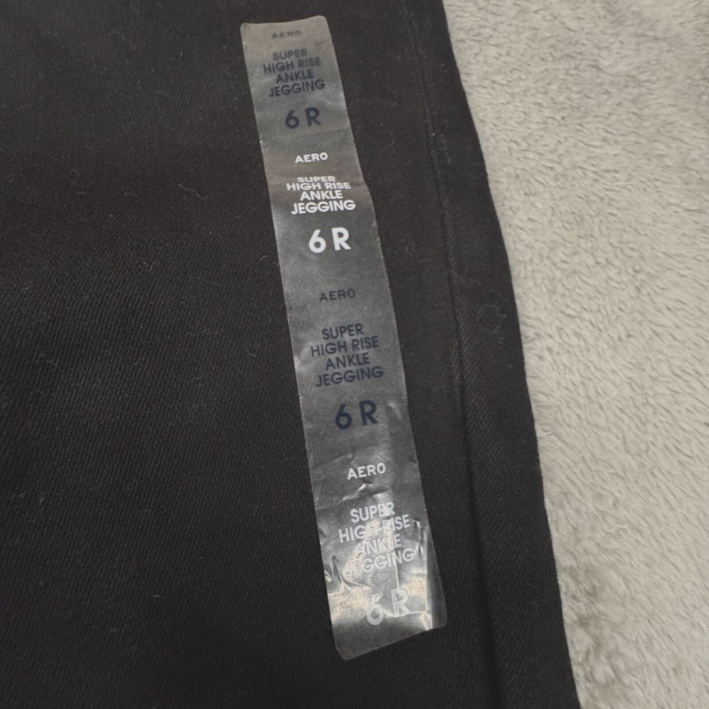 Aeropostale NWT Women's Black Jegging Size 6R (28x27) Super High Rise - Picture 5 of 12